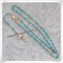 Bead Necklace Designs Wholesale Plastic Rosaries (IO-cr317)